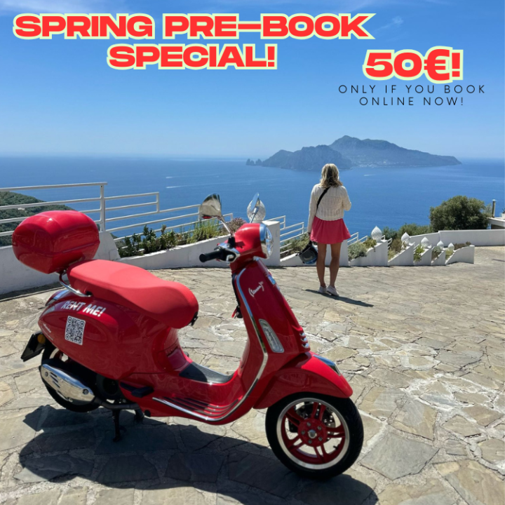 Vespa 125cc Primavera Red